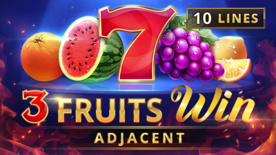 3 Fruits Win: 10 lines