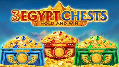 3 EGYPT CHESTS